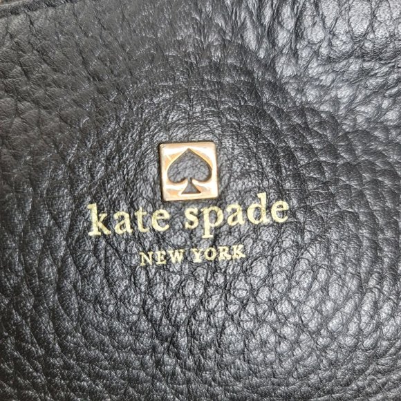 KATE SPADE Black Leather Tote Bag - Picture 10 of 16